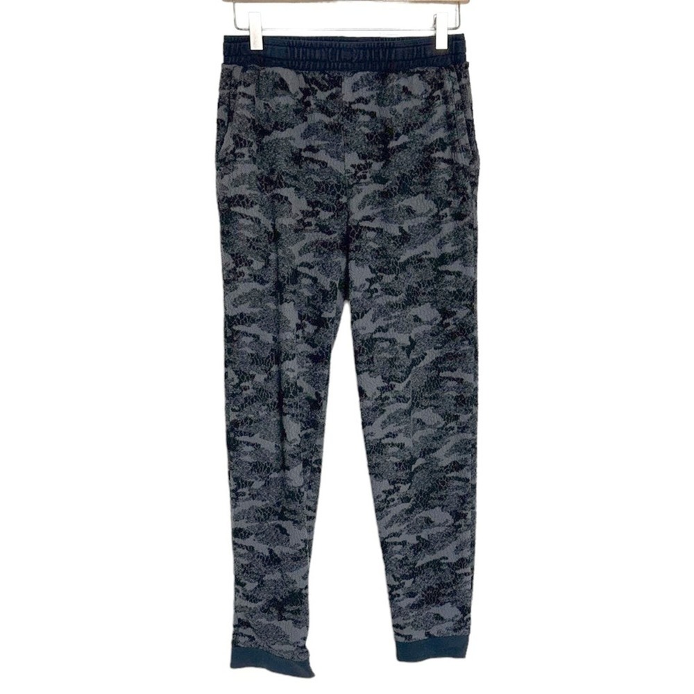 Vineyard Vines Jogger Pants S Gray Camo Knit‎ Tapered Activewear 3P001027